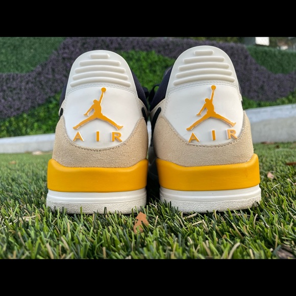 Jordan Sneakers in Cream, Black, and Yellow - Picture 6 of 8